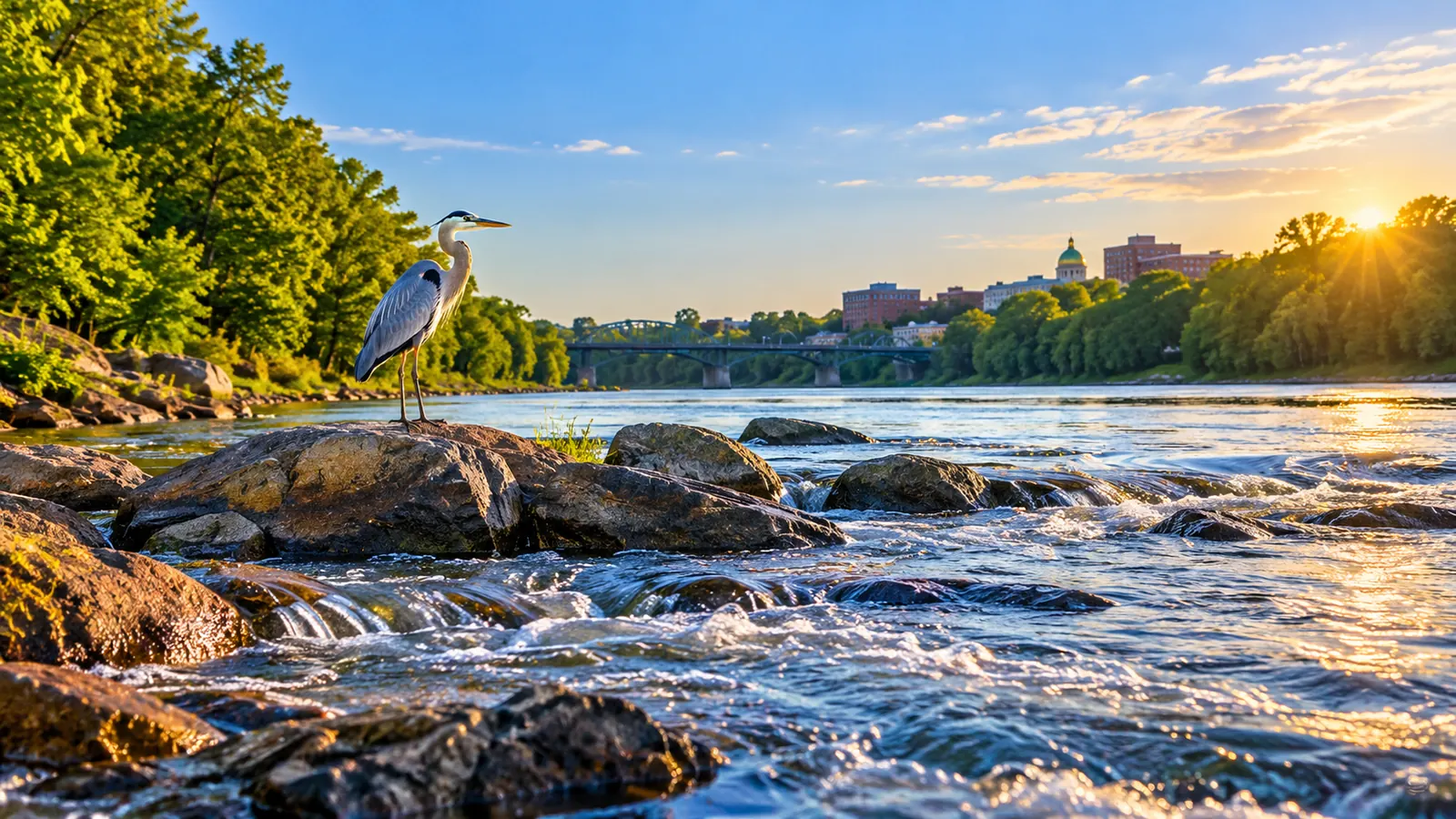The Delaware River at Trenton: Where the Tide Begins and How High the River Has Risen
